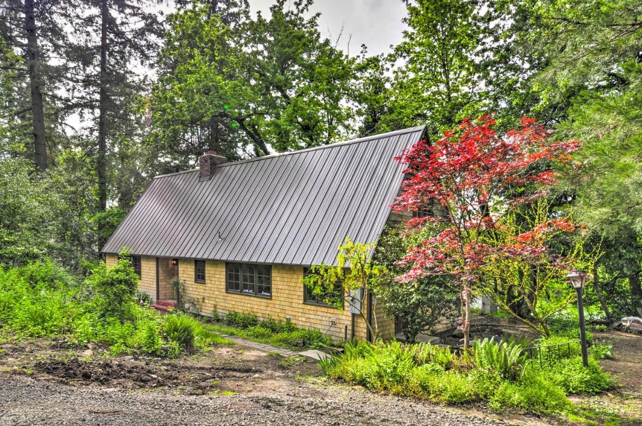 Peaceful And Elegant Cottage With Riverside View โอเรกอนซิตี้ ภายนอก รูปภาพ